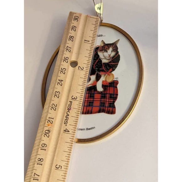 GLASS CAT CHRISTMAS Ornament SUN/LIGHT CATCHER- MARJOLEIN BASTIN - Picture 3 of 3